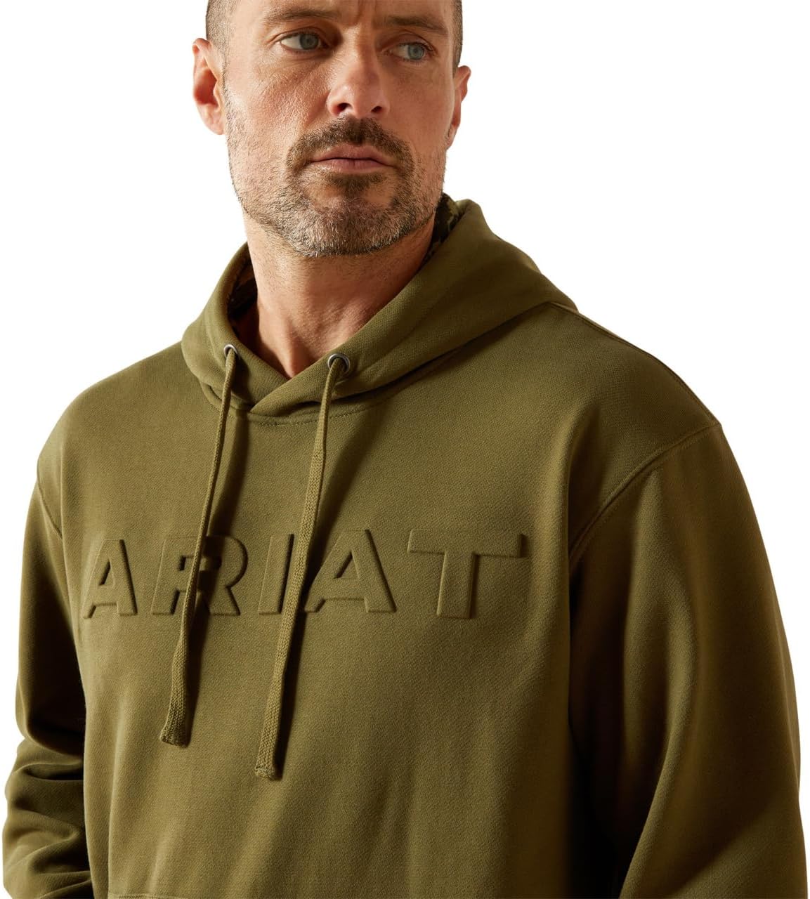 ARIAT mens Ariat Embossed Logo Hoodie - Image 4