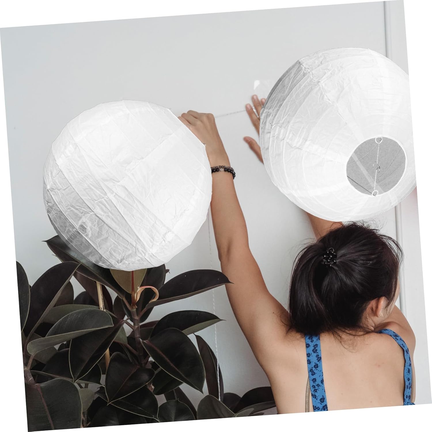 2pcs Diy Chandelier Shade Paper Lampshades Replacement Lamp Covers for Ceiling Lights Easy to Install Store