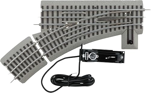 Miniatura 19 de Lionel FasTrack Electric O Manómetro, interruptor remoto O72/mando, mano izquierda