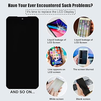 LCD Display Compatible with Oukitel WP33 Pro 6.6