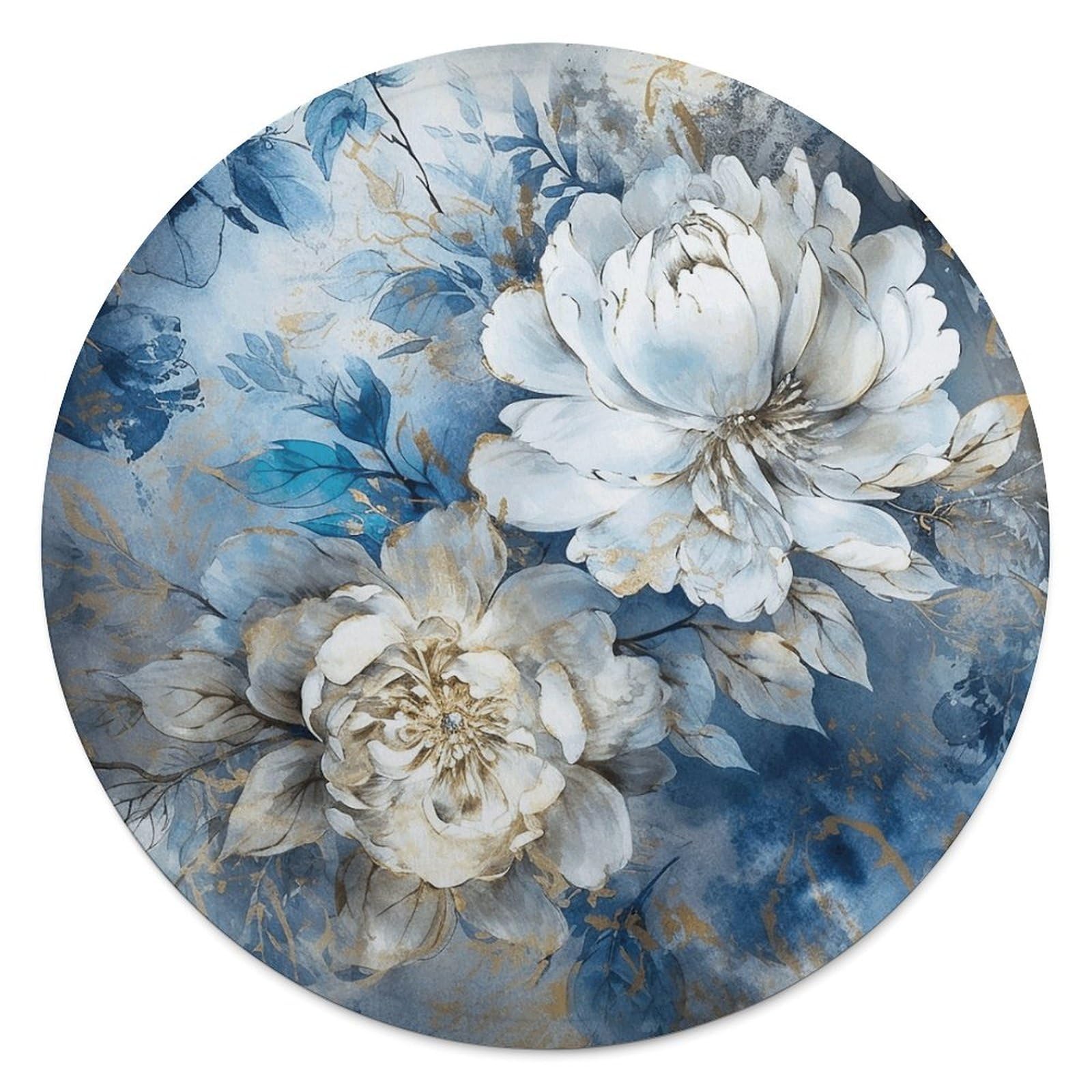 Couverture de plage pique-nique ronde à fleurs pour vos sorties d'été