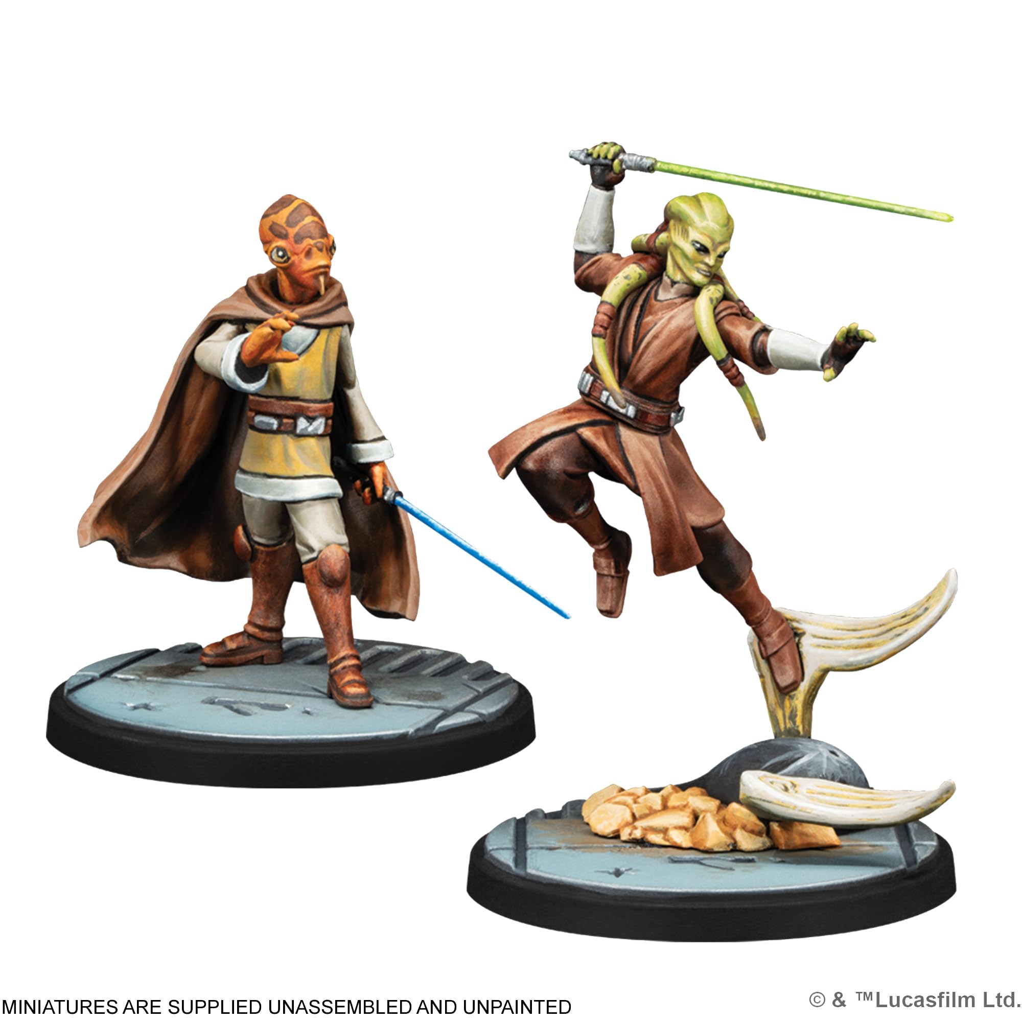 Atomic Mass Games | Star Wars Legion: Requesting Your Surrender Squad Pack | Giochi Di Miniature, Jedi E Cloni Delle Guerre Dei Cloni, 5 Miniature Da Assemblare | 2 Giocatori | 90 Minuti