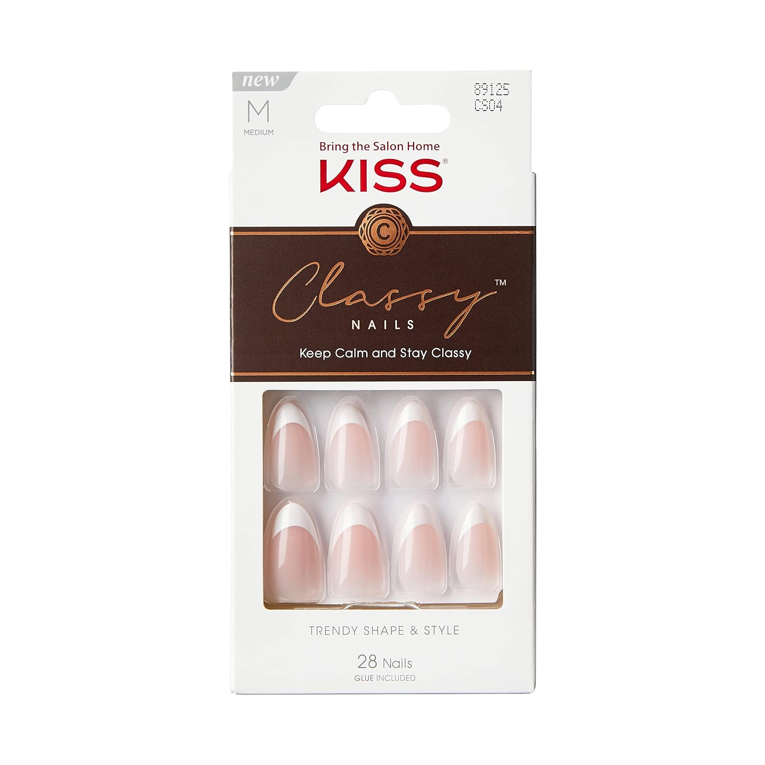 KISS Classy Press On Nails, Nail glue included, Dashing