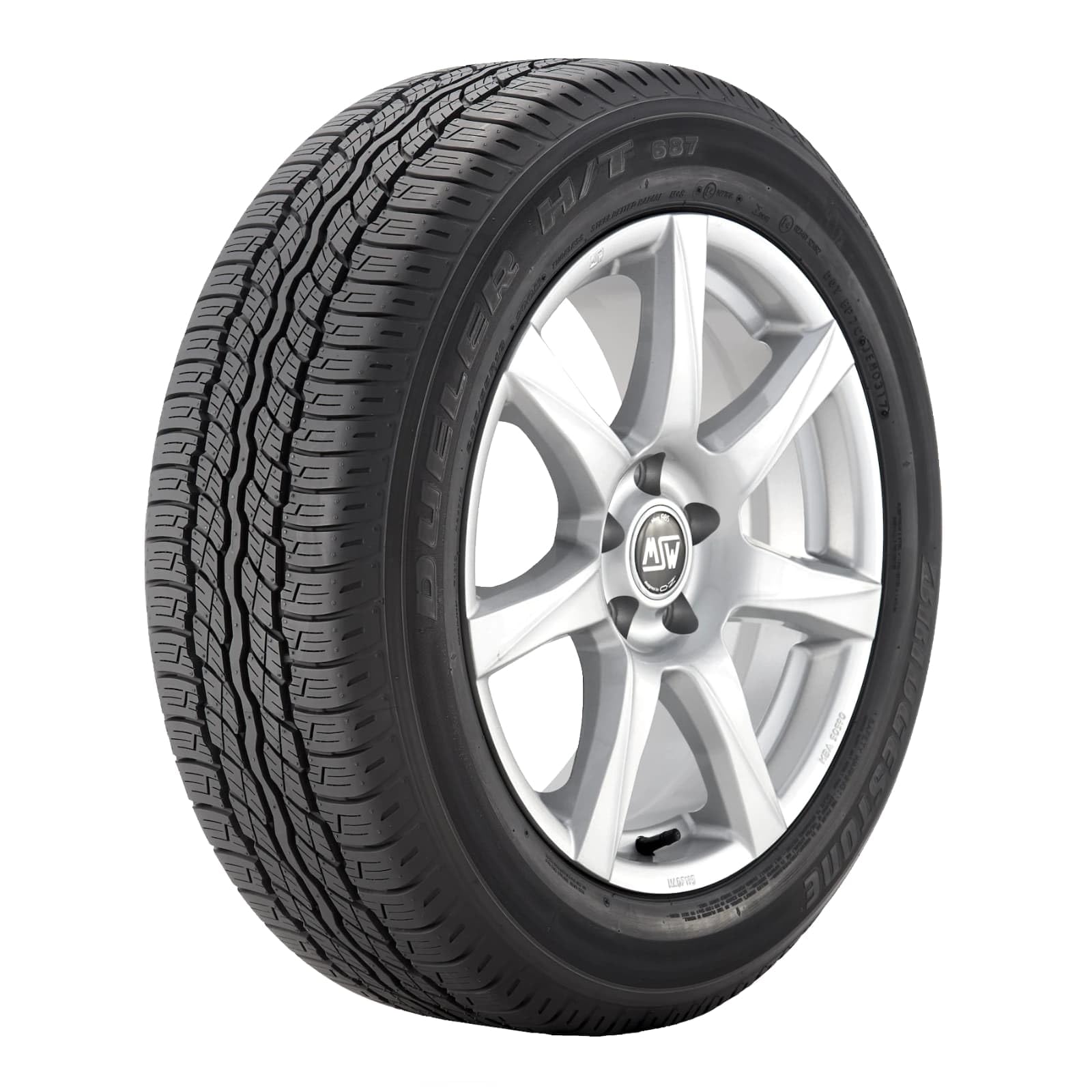 ブリヂストン DUELER H/T687　235/55R18　4本 6分溝２本と5～6分溝２本 楽天市場】235／55r18 ブリヂストン dueler h／t687の通販