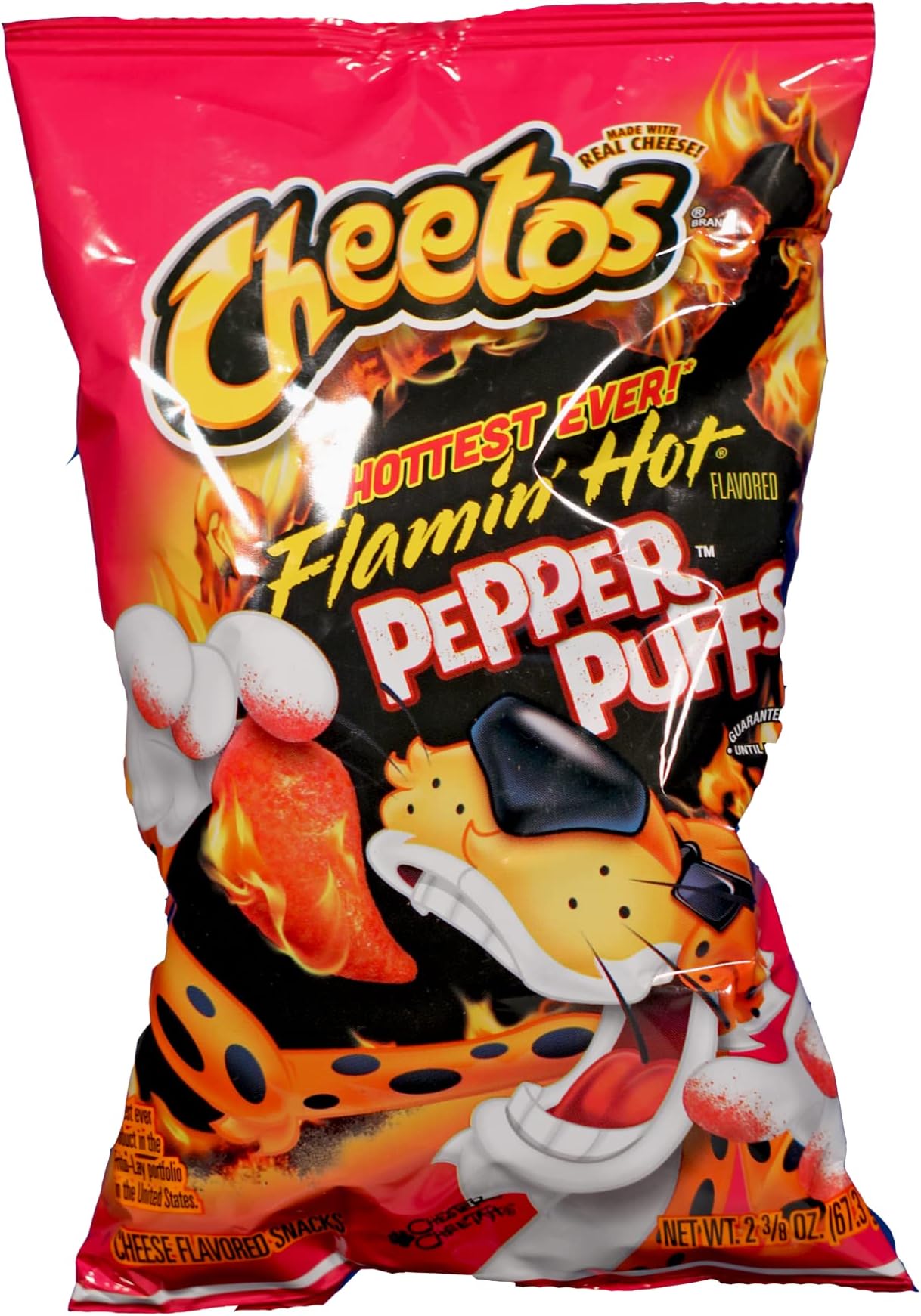 Cheetos Flamin’ Hot Pepper Puffs