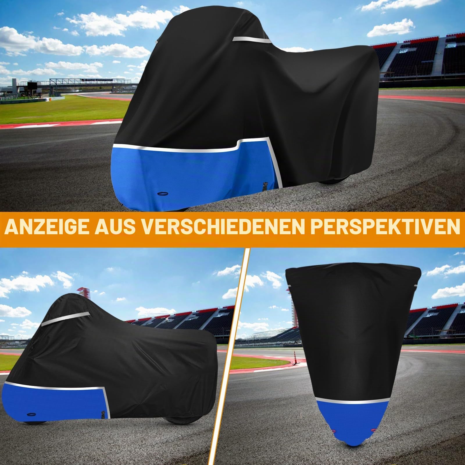 Motorradabdeckung Outdoor für BMW s1000r s1000rr f900r (ohne Kofferraum) | 420D Oxford-Stoff Wasserdicht Motorrad Abdeckplane Abdeckung Wetterfest Motorrad Abdeckung Plane