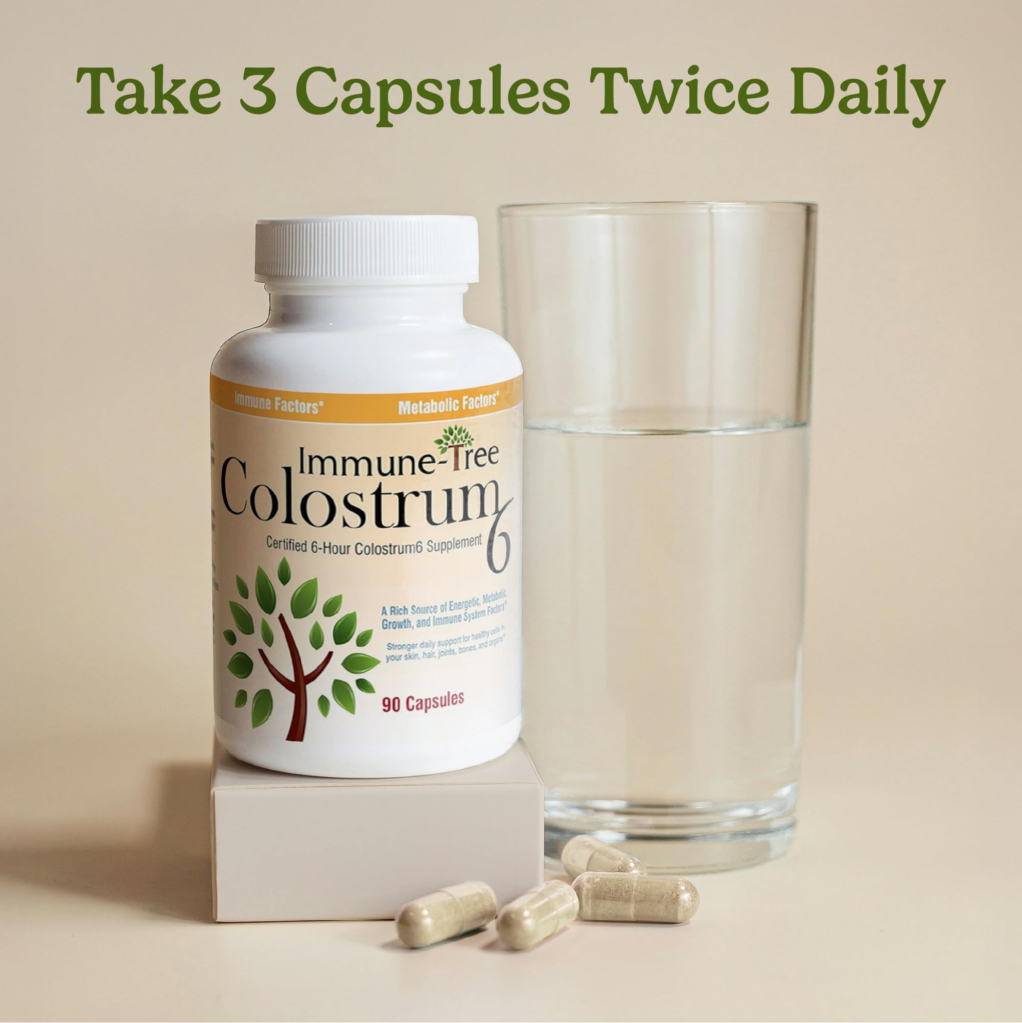 immune tree colostrom glutathione Immune-Tree Grass-Fed Bovine Colostrum Capsules, & Gut, 90 Count : Health & Household Looking for the ultimate