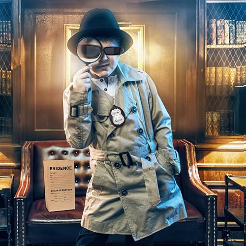 Miniatura 5 de Kit de espía para niños, juego de accesorios de disfraz de detective, juego de rol, disfraz de ciencia educativa, regalo