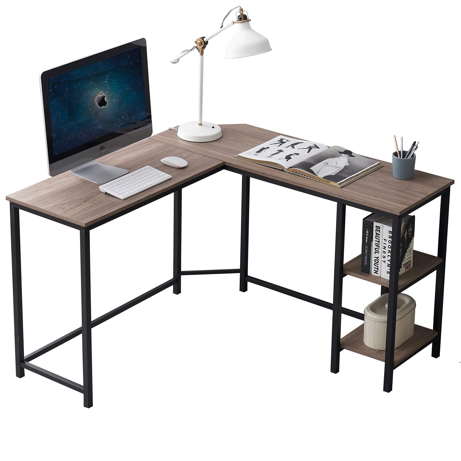 Buy MHAOSEHU Small L Shaped Computer Desk for Small Space, Industrial