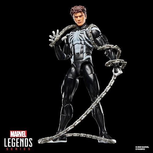 Miniatura 6 de Marvel Legends Series Spider-Venom, Retro Cardback Spider-Man Comics Figura de acción coleccionable a escala de 6 pulgadas