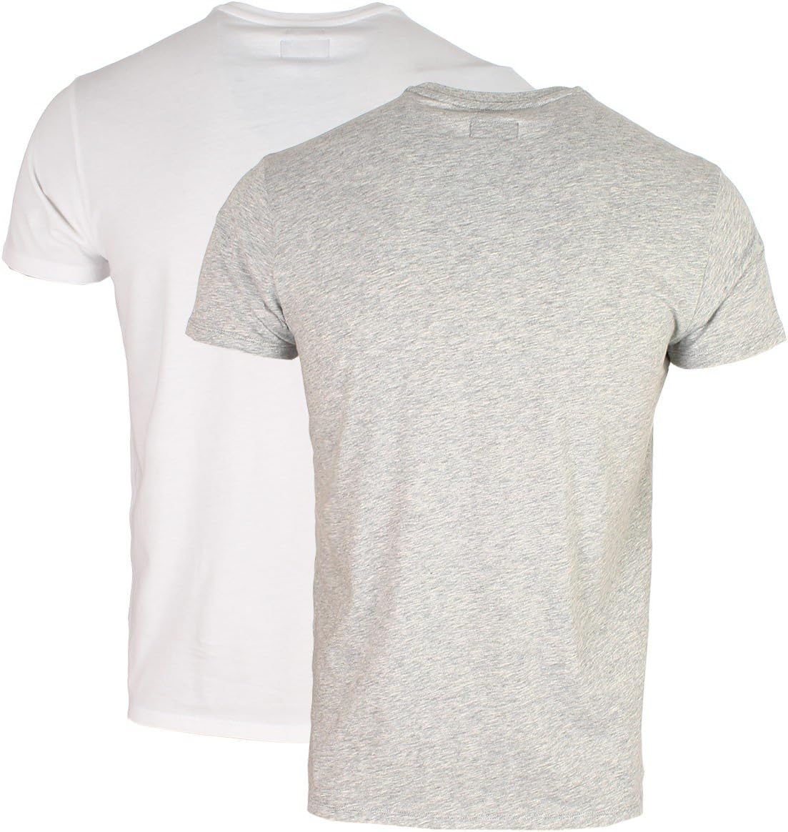 Scott InternationalMen's Basic Cotton Round Neck Half Sleeve Solid Regular Fit T-Shirts - Pack Of 2