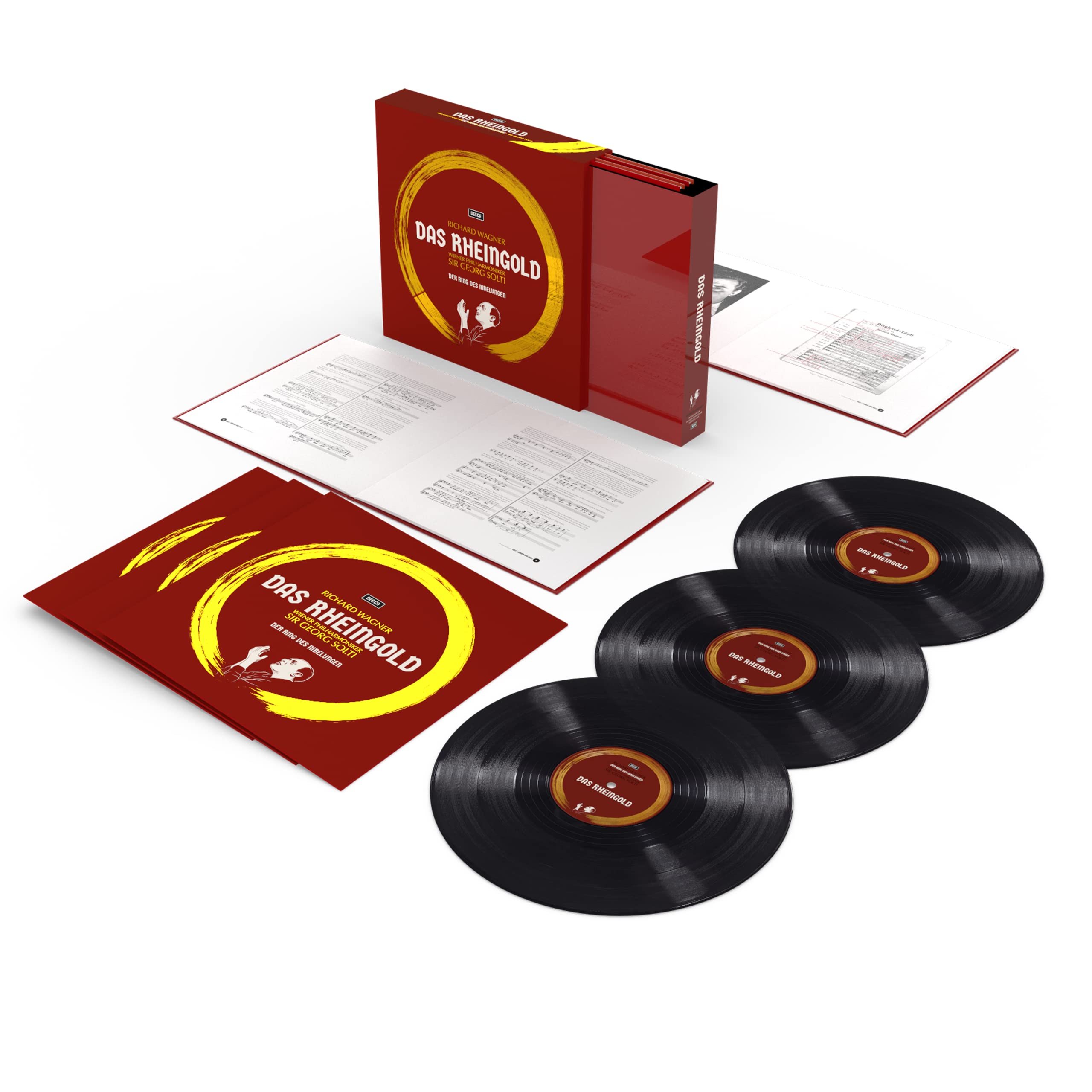Richard Wagner: Der Ring des Nibelungen (Georg Solti) - Part 1 "Das Rheingold" (180g Vinyl / halfspeed-Verfahren)
