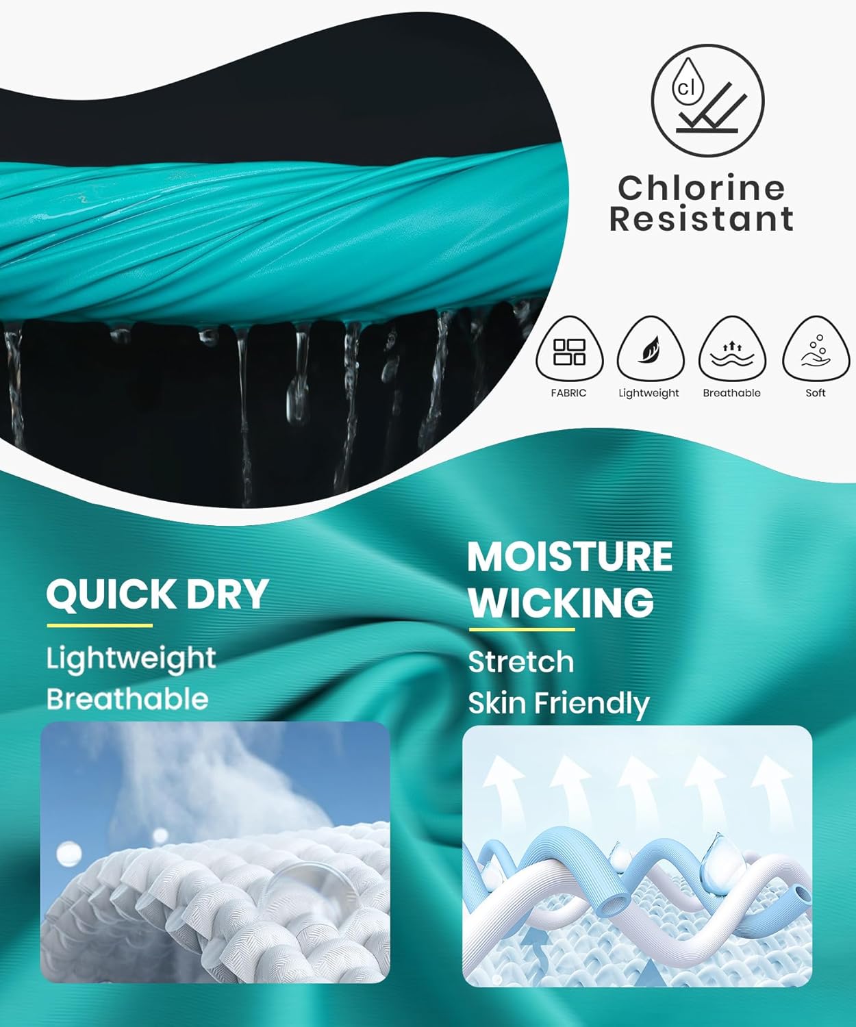 HODOSPORTS Women's Plus Size Rash Guard UPF 50+ Swim Shirt Sun Protection Swimsuit Top Long Sleeve 1X-6X - Image 6