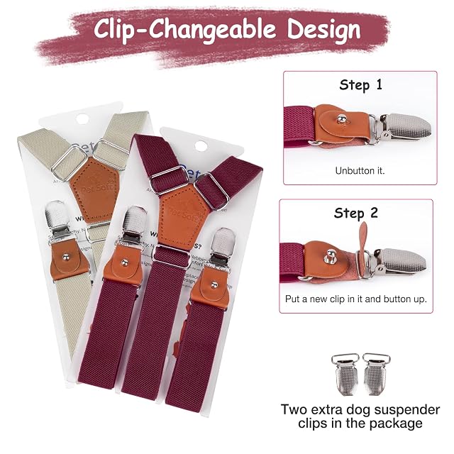 Foto 3 de 7 de Pet Soft Tirantes para Pañales para Perro, 2 Tirantes para Pañales para Perros Hembra/Macho