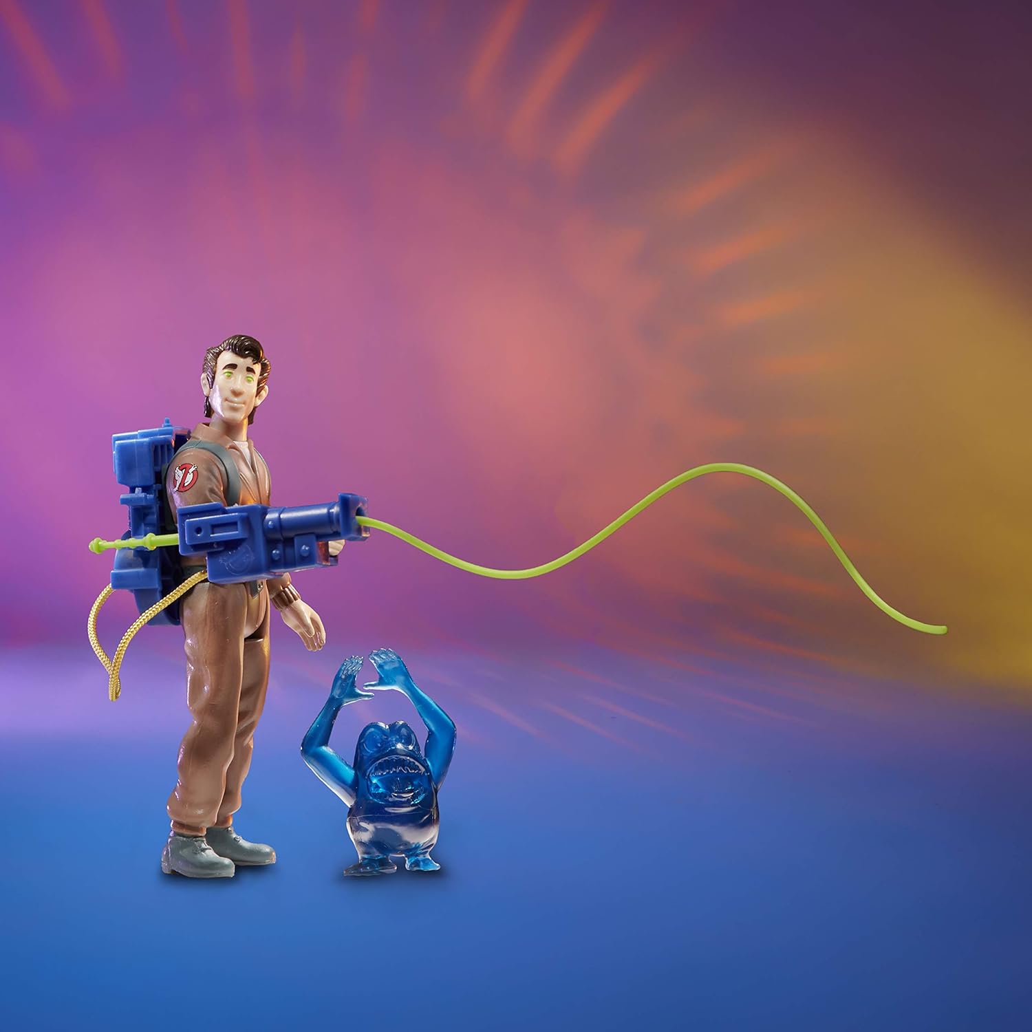 Ghostbusters Kenner Classics Peter Venkman and Grabber Ghost Retro Action Figure Toy with Accessories Great Gift for Collectors and Fans