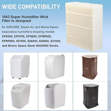 EAORBD 1043 Super Wick Humidifier Filter Replacement for Essick Air Aircare