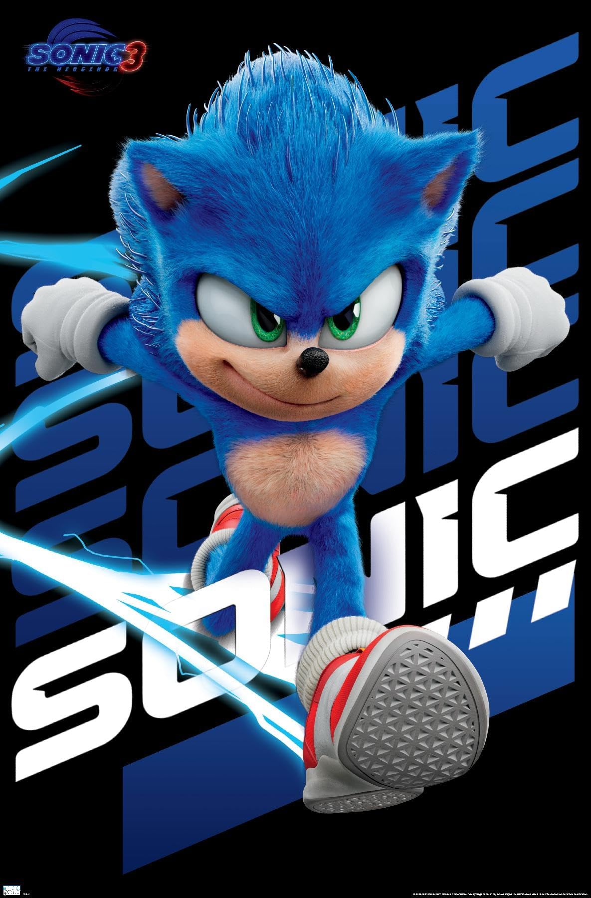 Amazon.com: Sonic the Hedgehog Movie Poster Print (27 x 40): Posters ...