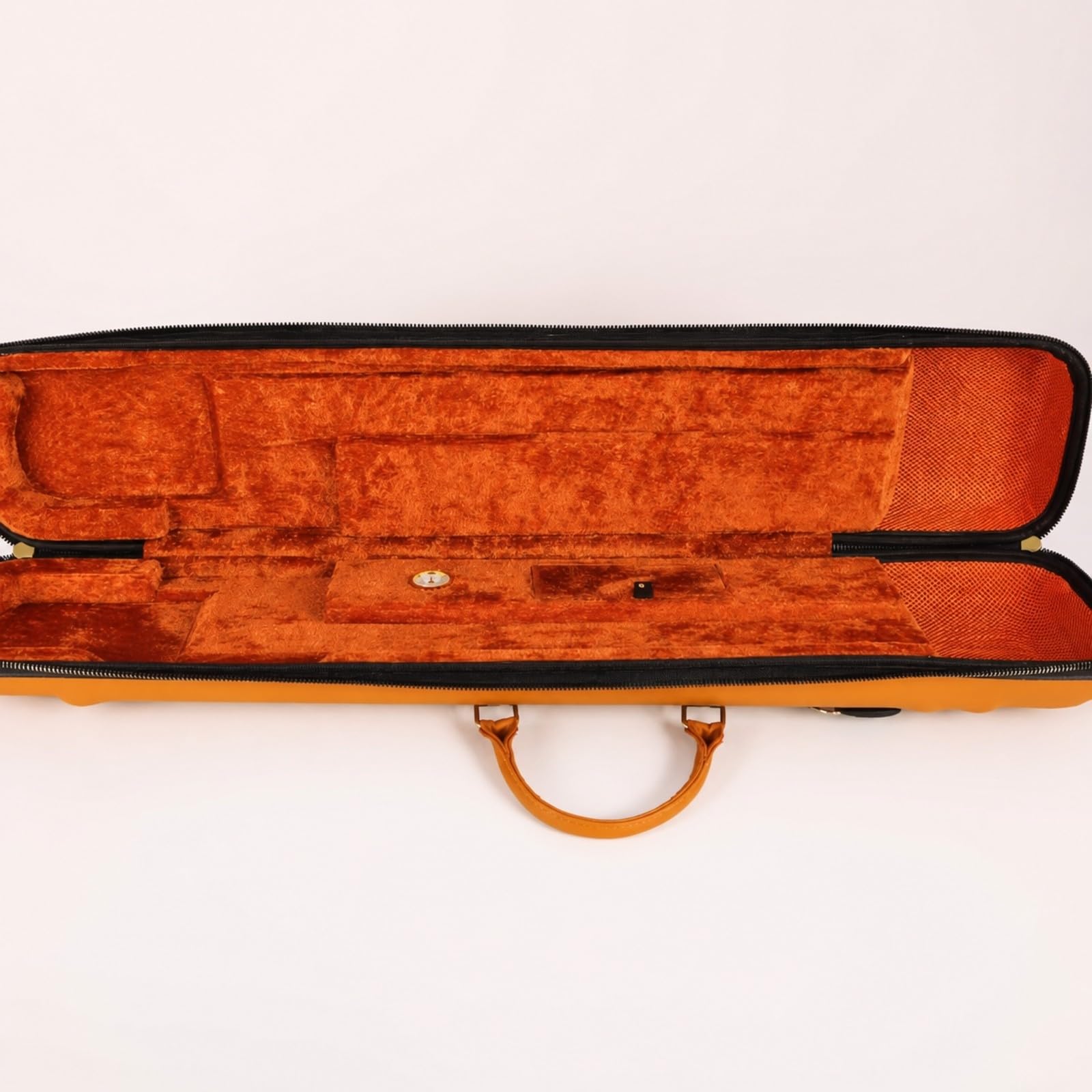 Erhu-Instrumentenkoffer gepolstert Instrumentenkoffer mit Rucksackgurten wasserabweisend Musikinstrumentenkoffer für Auftritte