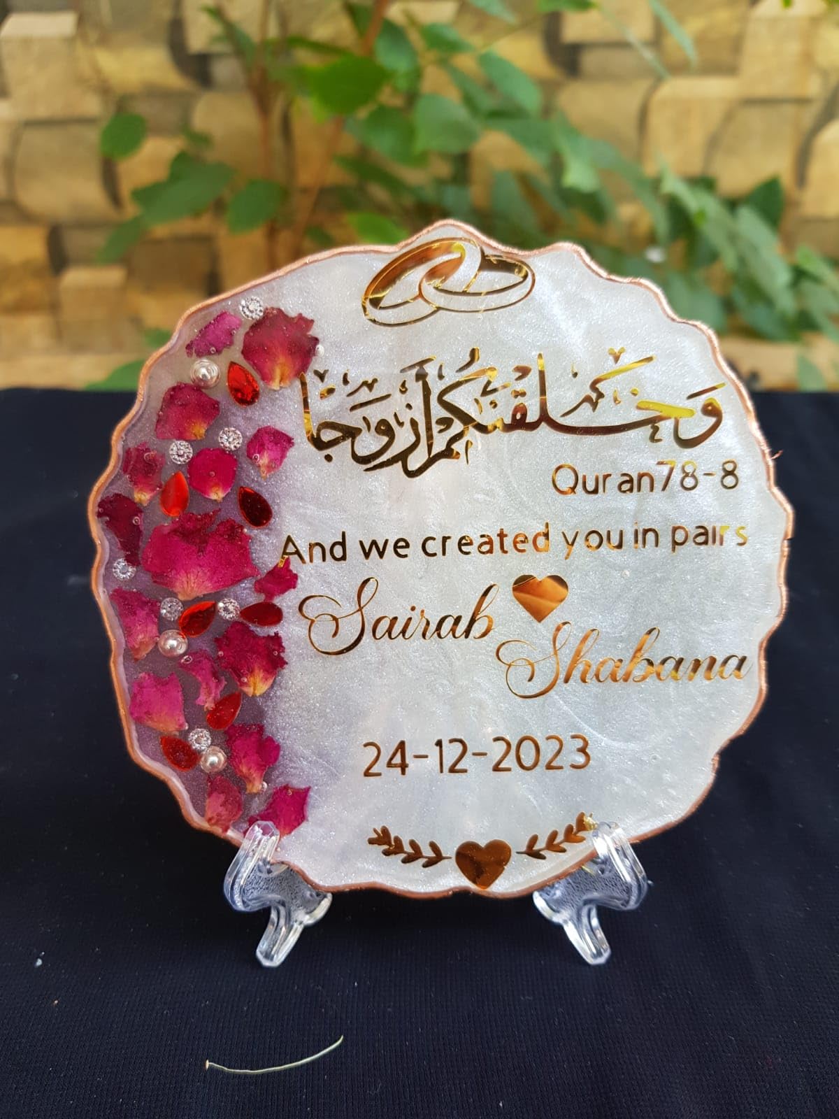 Kawin Shopping Kawin Pouf Nikah Gift Nikah Pen Gift Resin