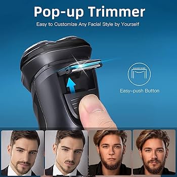 Amazon | LOBINH メンズ電気シェーバー 100%洗える 充電式 電気
