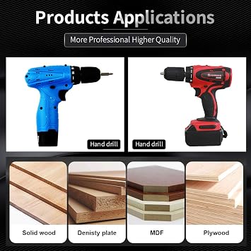 kATUR 75-120mm Speed Bi-Metal Hole Saw Set Drilling Tool with Positive Rake Teeth for Cutting Soft Metal, Drywall, Plastic, Wood, Fiberboard (75-120mm)