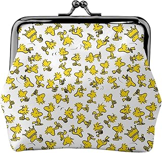 スヌーピー ウッドストック (1) 小銭入れ コインケース ミニ財布 PUレザー 小物入れ コンパクト かわいい カード お札 診察券など収納 誕生日 プレゼント