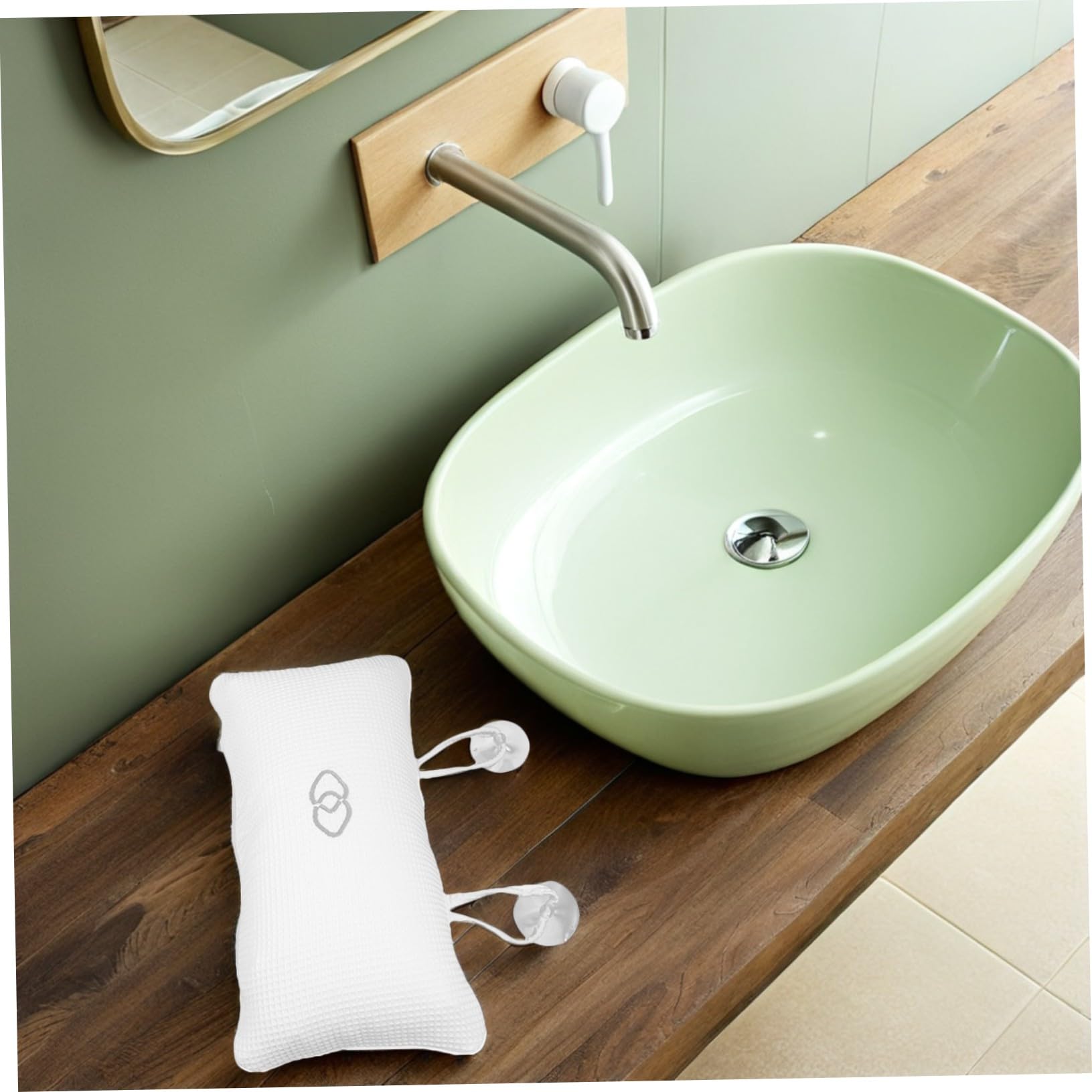CALLARON 3 Piezas Almohadas de Baño Inflables Cojines Antideslizantes con Ventosas para Cabeza y Cuello Cojín Suave para Bañera Hogar SPA Hoteles