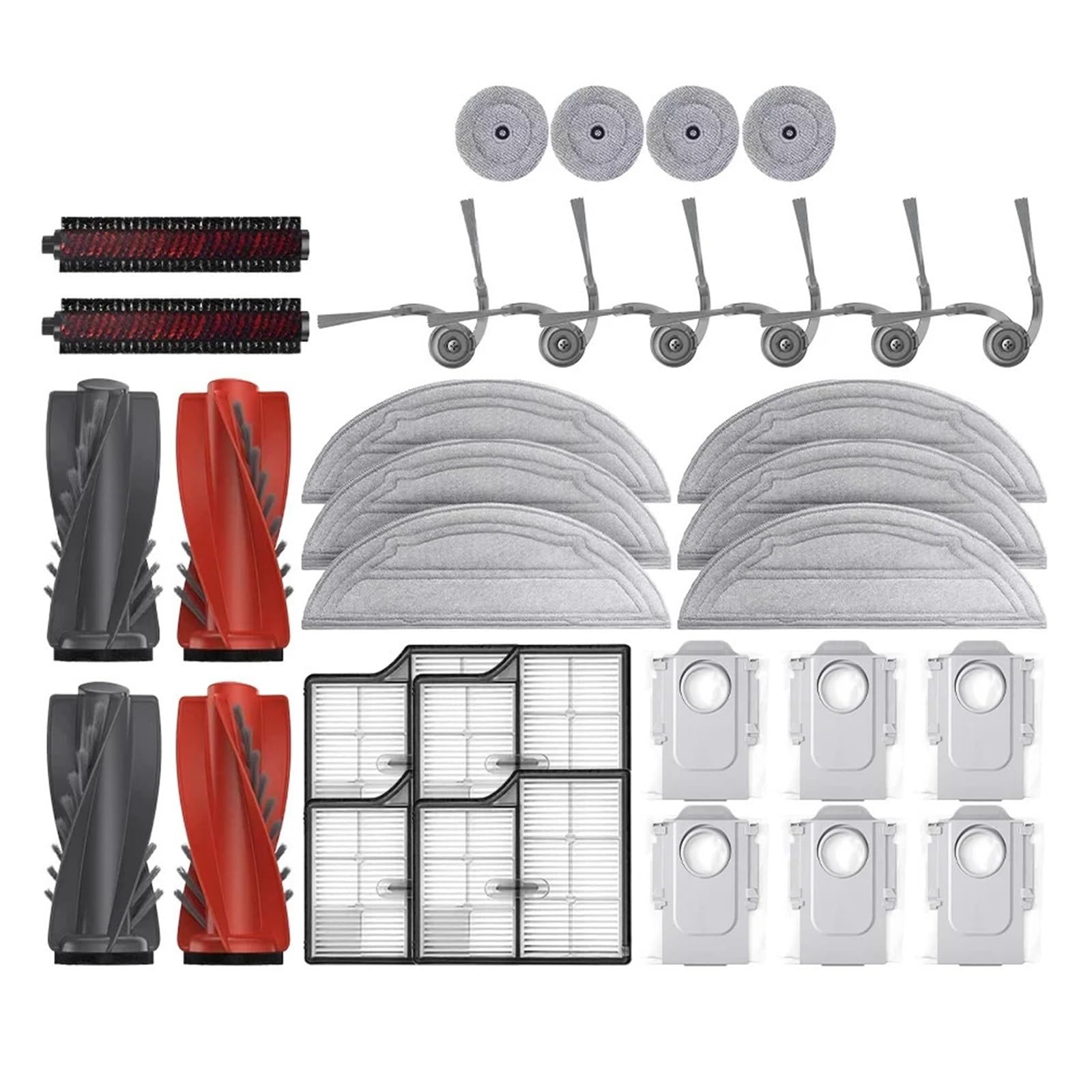 Brosses latérales de rechange pour robot Roborock S9 MaxV Ultra et Saros