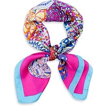 vimate Head Scarf for Women Hair 27 Square Satin Silk Feeling Bnadana Neck Scarf Handbag Accessories Etc