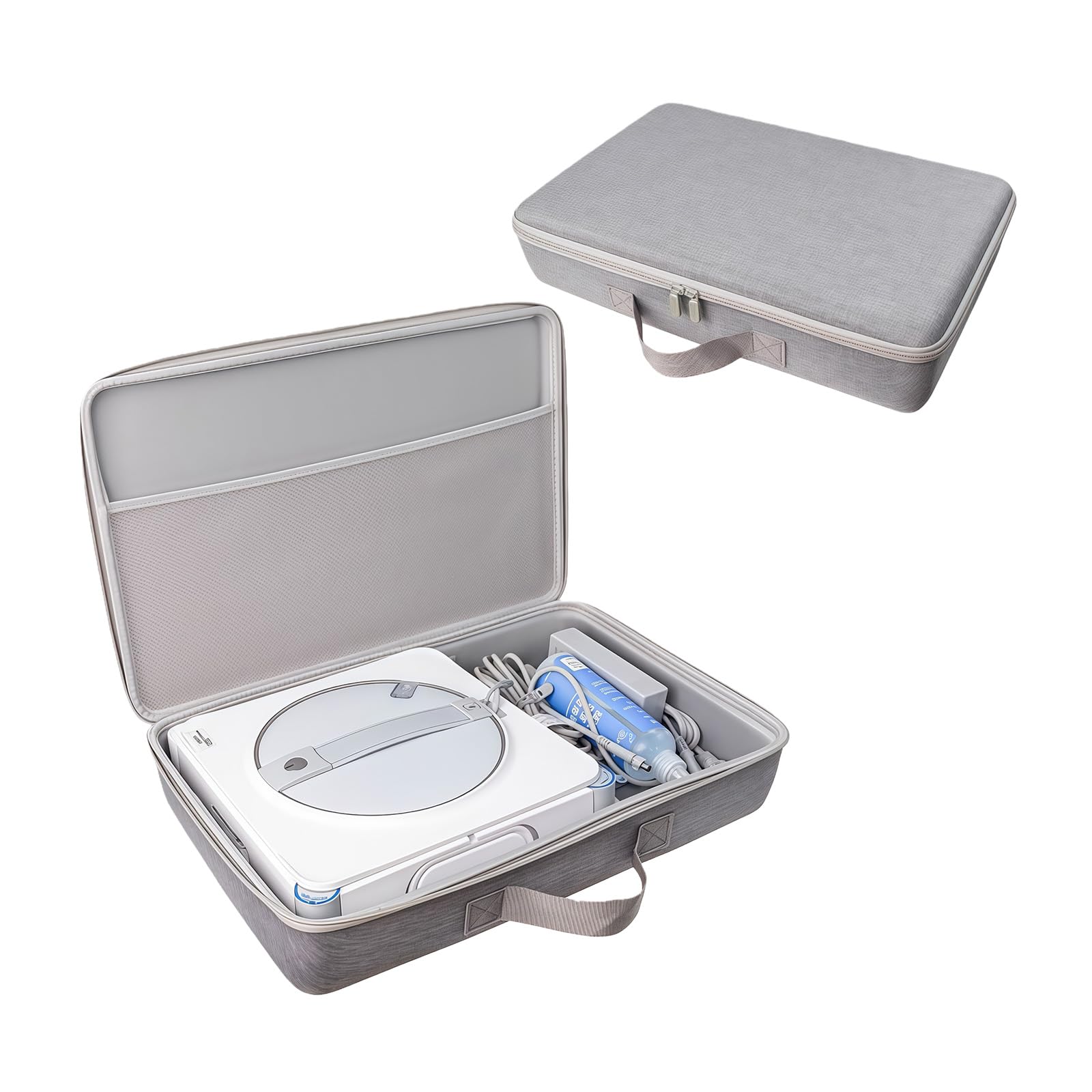 Hsioluted Multi Functional Organizers Case with Extra Compartments for W1S / W2S Window Cleaning Robots Shockproof Splashproof Bag Window Robot Storage