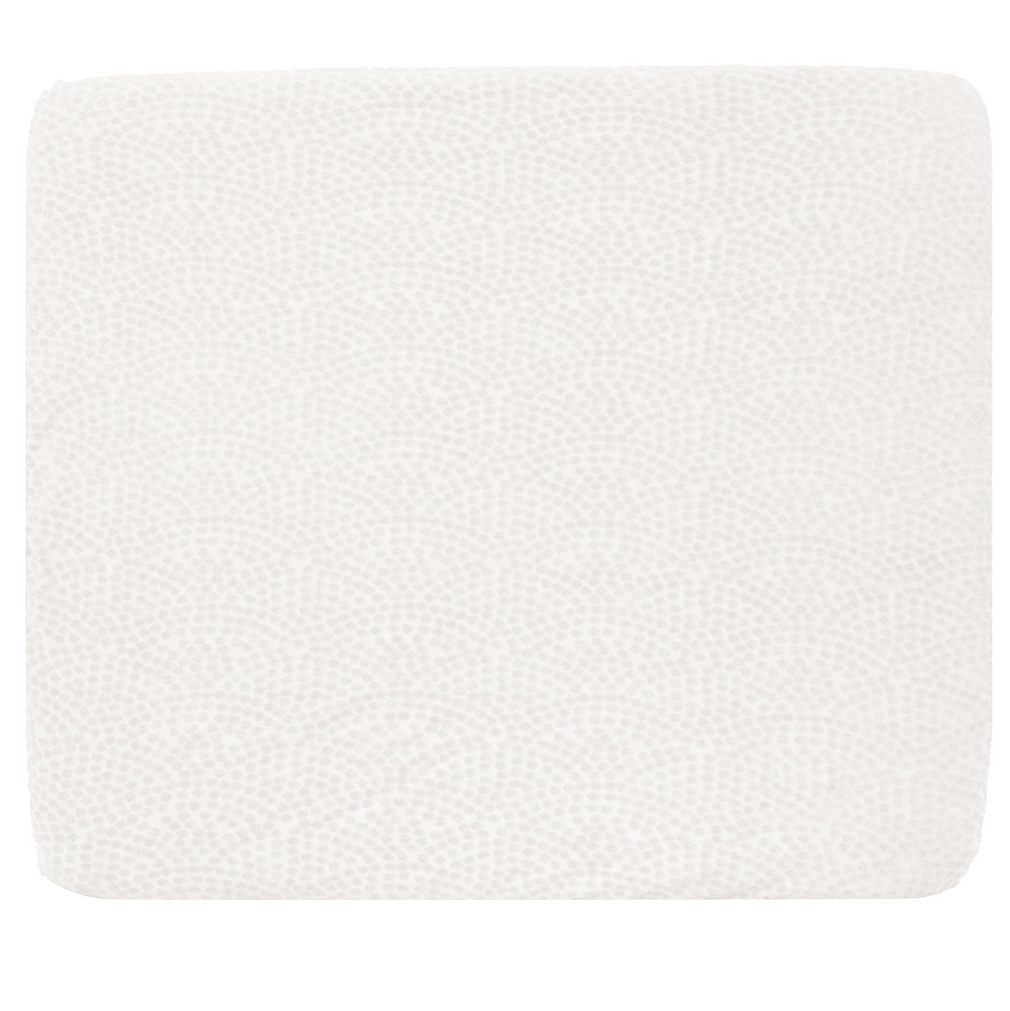 roba Spannbezug für Wickelauflagen 85 x 75 cm Seashells Oyster - Abnehmbarer Bezug aus Bio-Baumwolle für Wickelunterlagen - GOTS & Oeko-Tex 100 zertifiziert - Weiß
