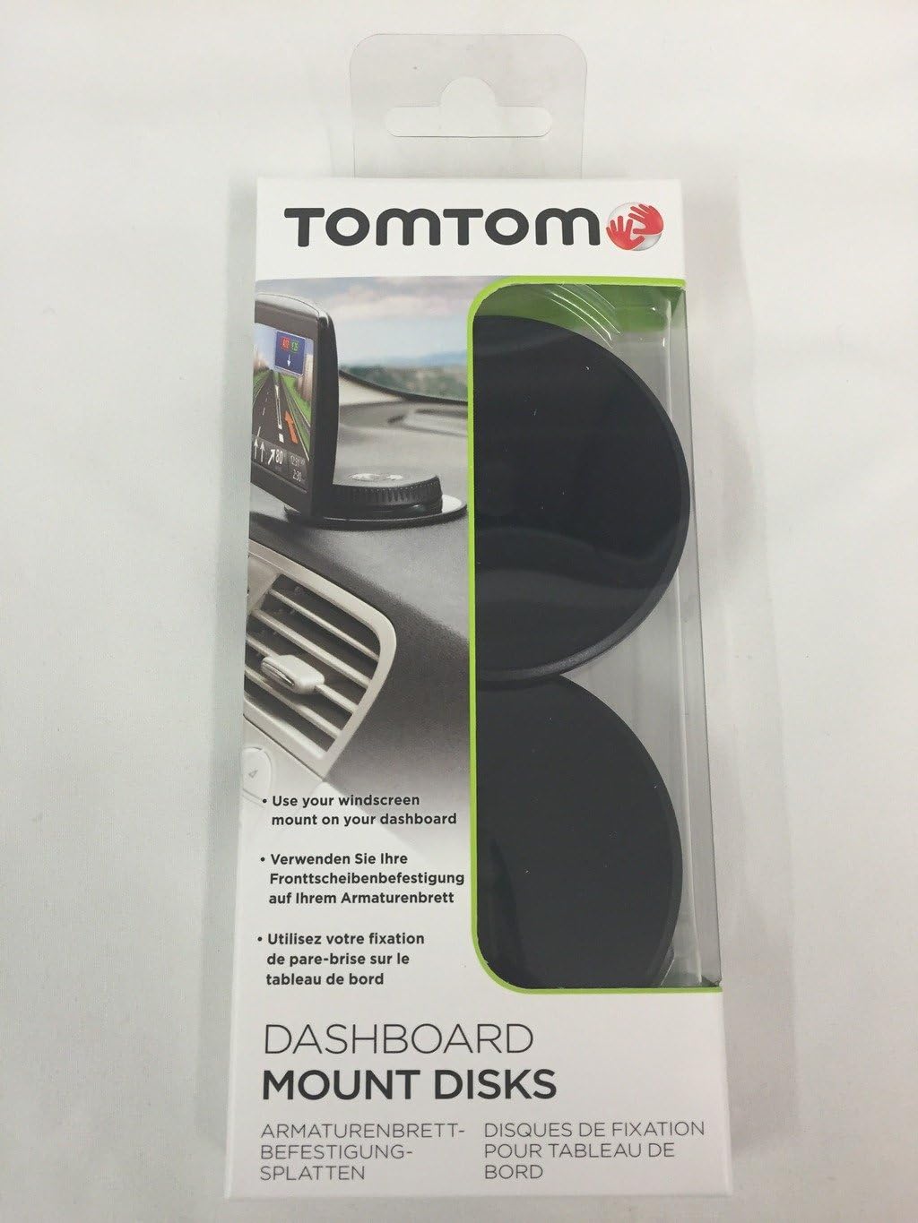 Europe TOMTOM Dashboard Mount Disks 2 Pack 3m Adhesive