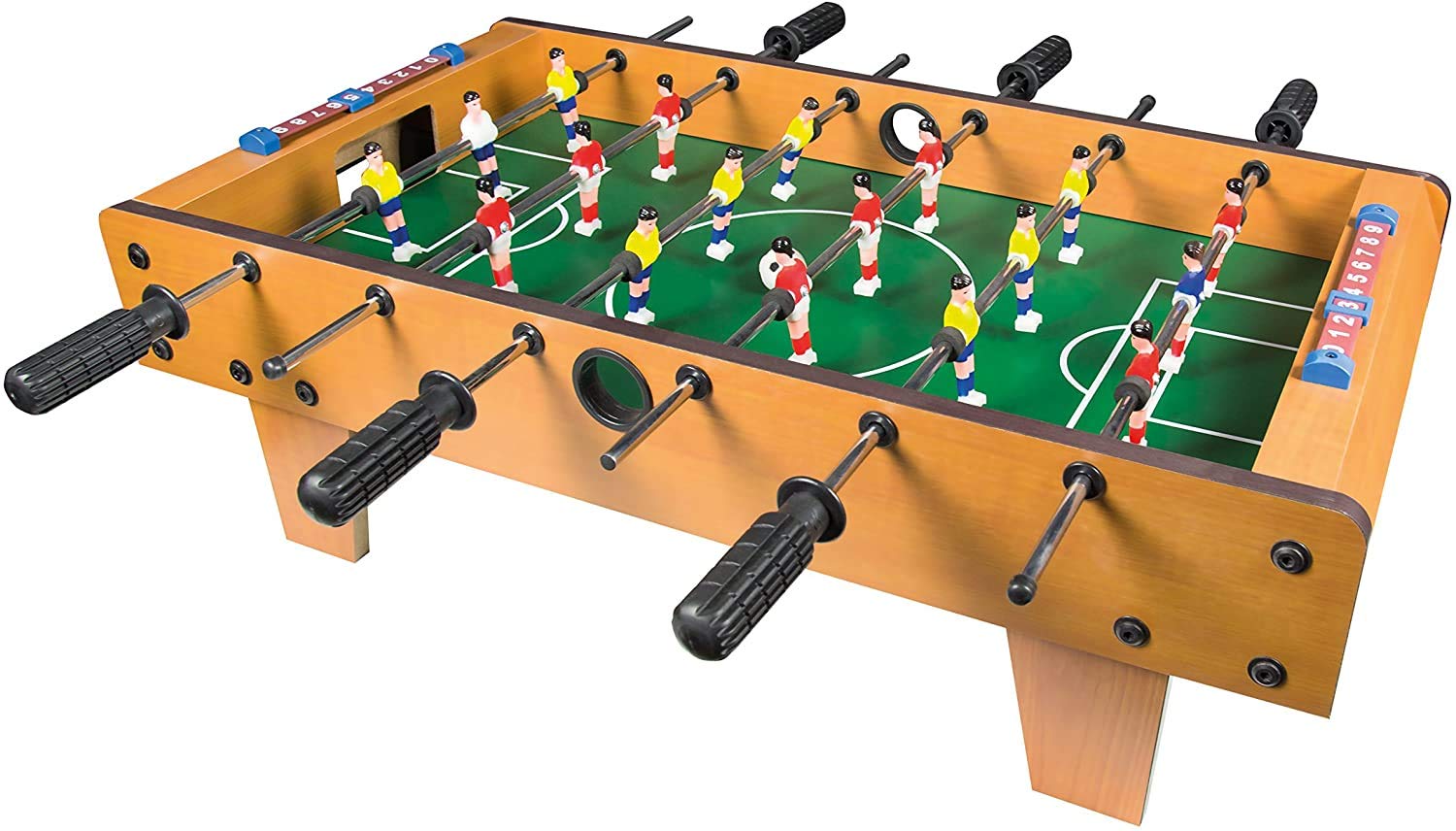 Magicwand® Portable 6 Rod Foosball Soccer Game Table Set for Kids【X-Large】【Pack of 1】【Brown】 - Image 8 thumbnail