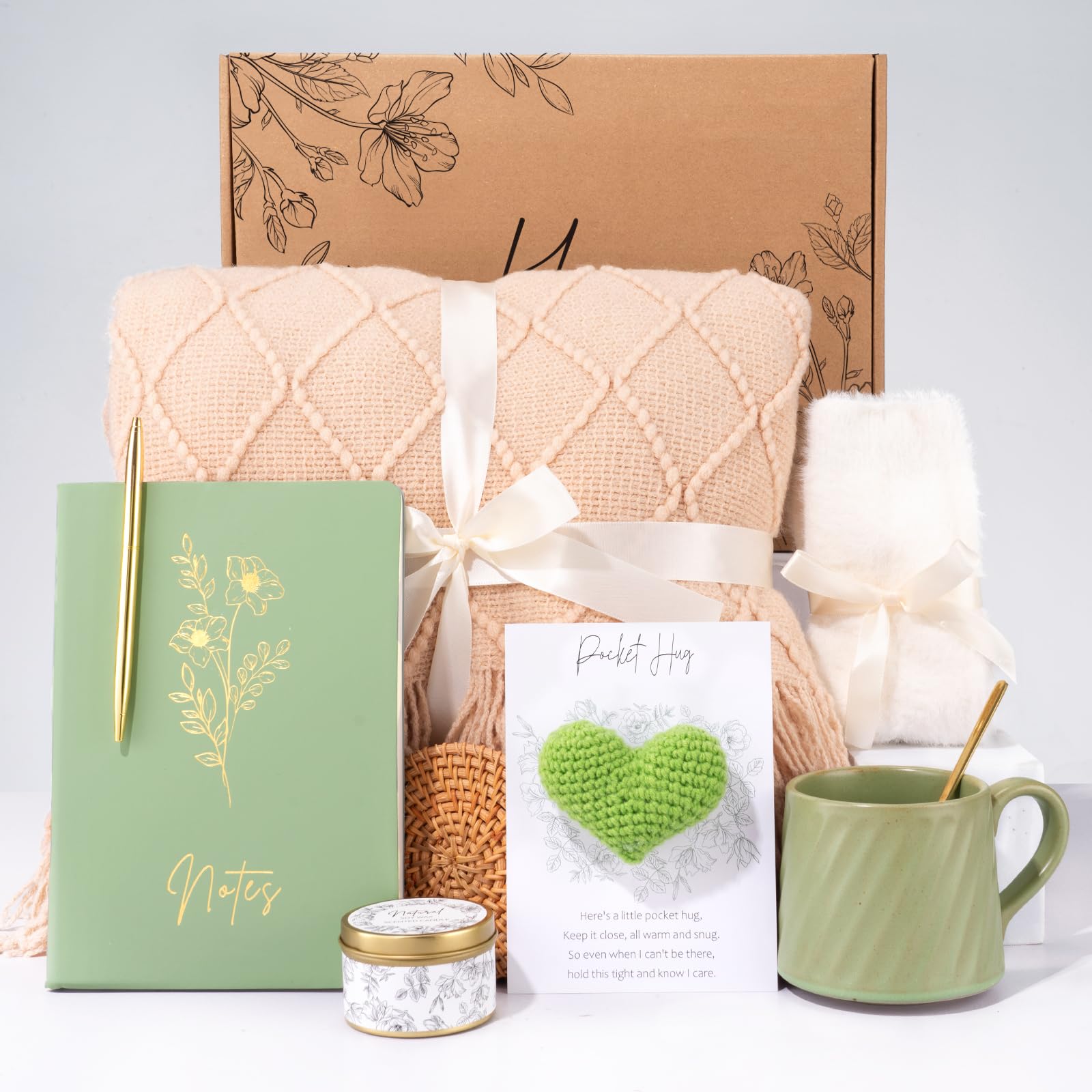 Regalo di compleanno per donne amicizia, cestini regalo per donne, regalo ispiratore per la cura di sé per mamma, migliore amica, sorella, moglie, fidanzata, collega