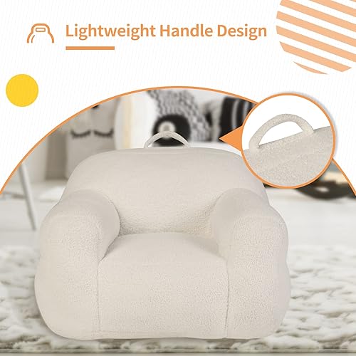 Miniatura 3 de linor Silla para niños pequeños de 18 meses silla de descanso para niños pequeños con tela sherpa sillas para niños pequeños para niñas y niños