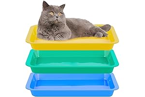 Tessco 3 Pcs Open Small Litter Pan