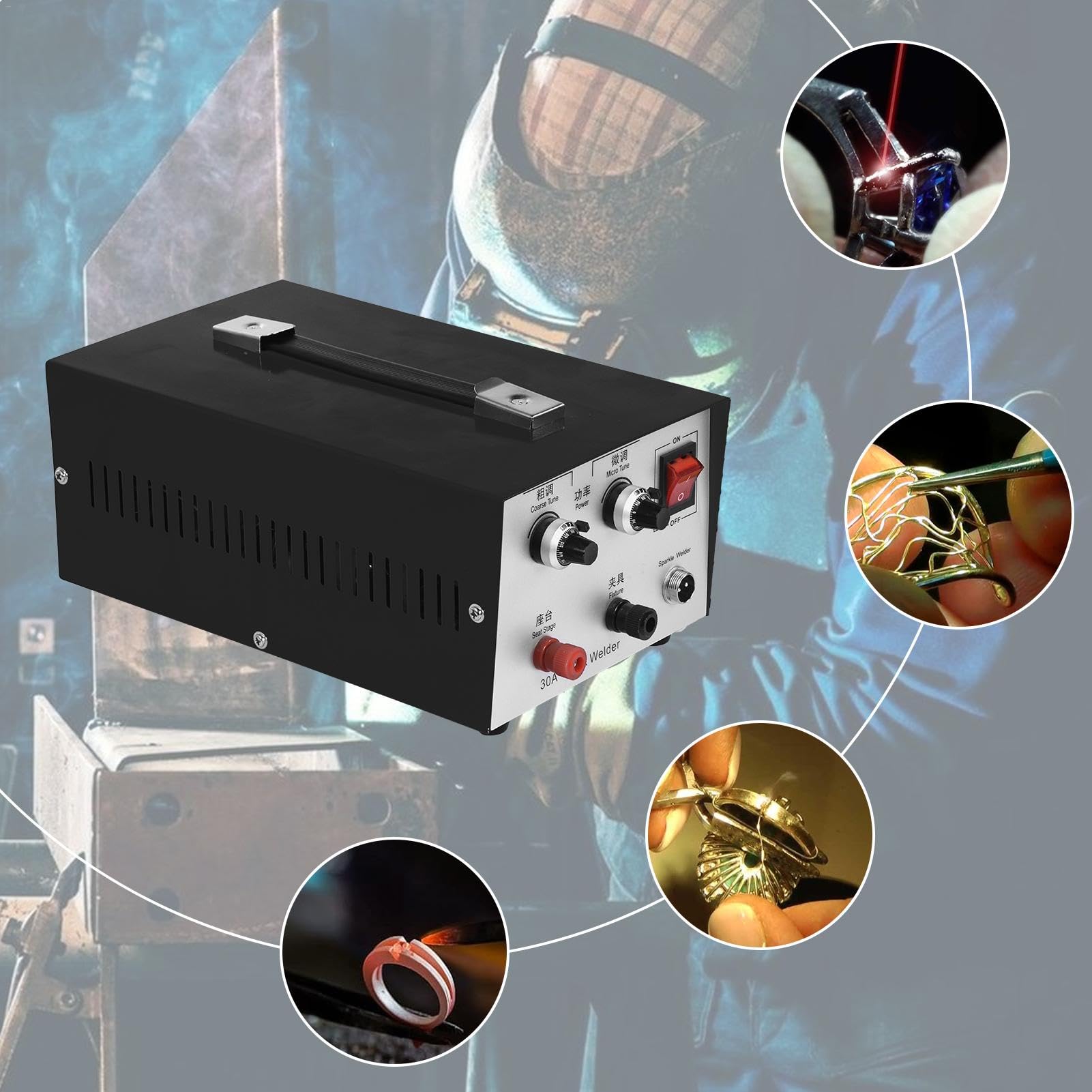 Jewelry Welding Machine | Pulse Argon Arc Welding Machine | Jewelry Welder Spots Welder Pulse Argon Arc Jewelry Welder Jewelry Spots Welding Tool