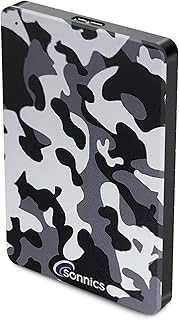Sonnics 500GB USB 3.0 Externos Portátil Duros Discos por Ventanas PC, Mac, Smart TV, Xbox One & PS4 Especial Edición, Gris Camo