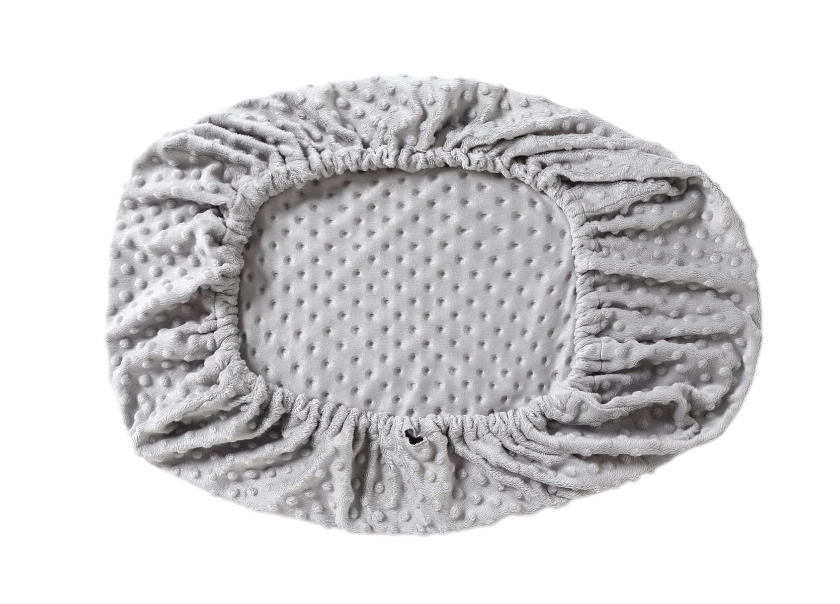Funda para cambiador, sábanas de mesa cambiadora de lunares suaves para bebé niño y niña, funda para cambiador de pañales para almohadilla de 32 pulgadas/34 x 16 pulgadas (gris)