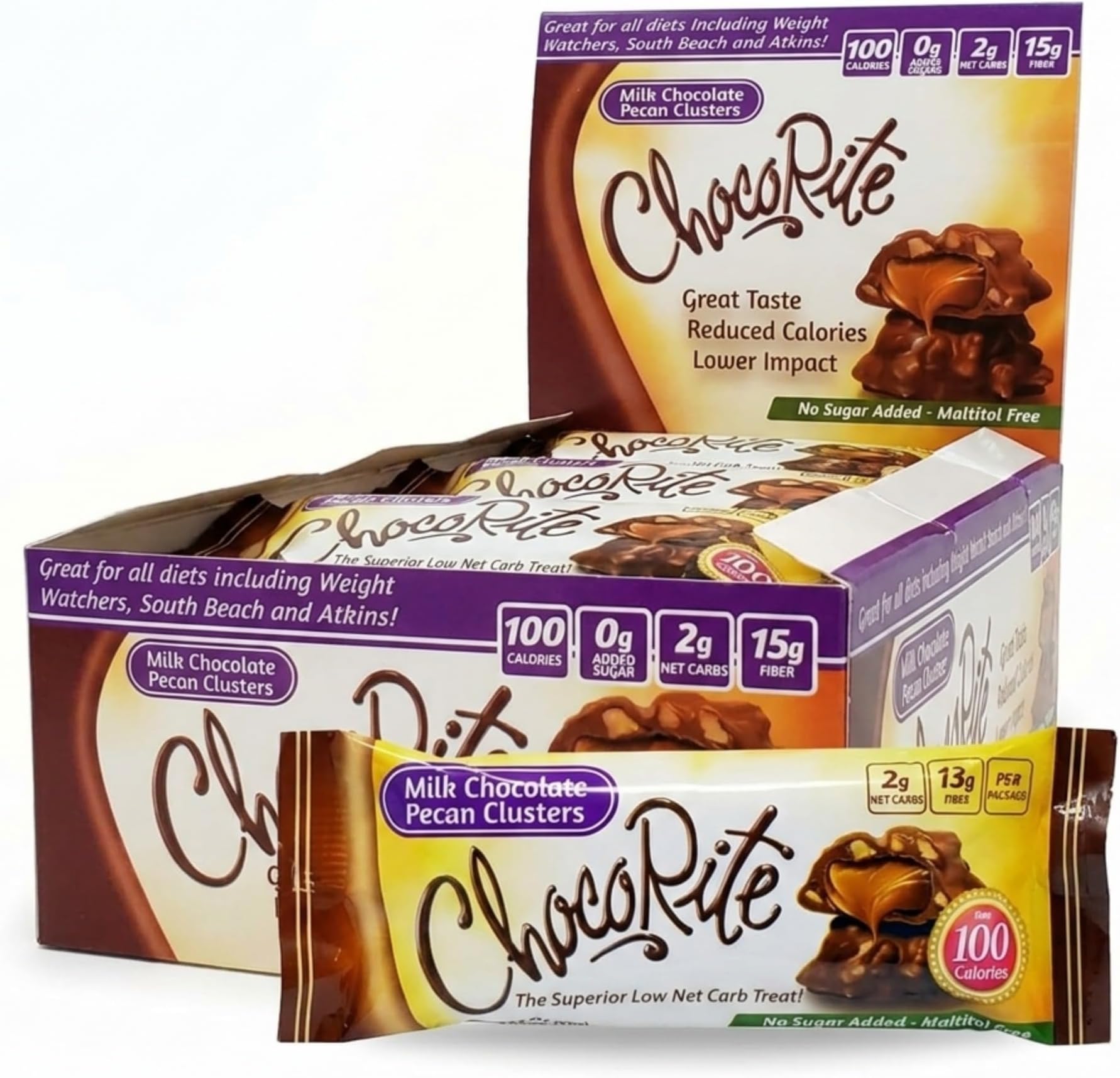 ChocoRite ChocoRite Pecan Cluster, 18 Ounce
