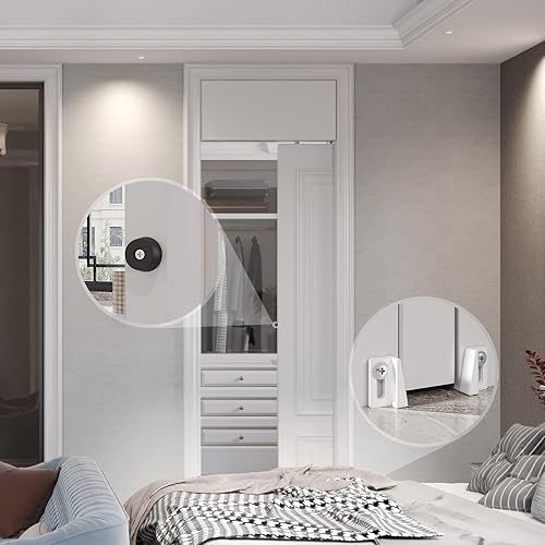 Miniatura 5 de FINOSEN Kit de riel de puerta corrediza de grado comercial de 5 pies, montaje superior, resistente, suave y agradable, fácil de instalar, aluminio