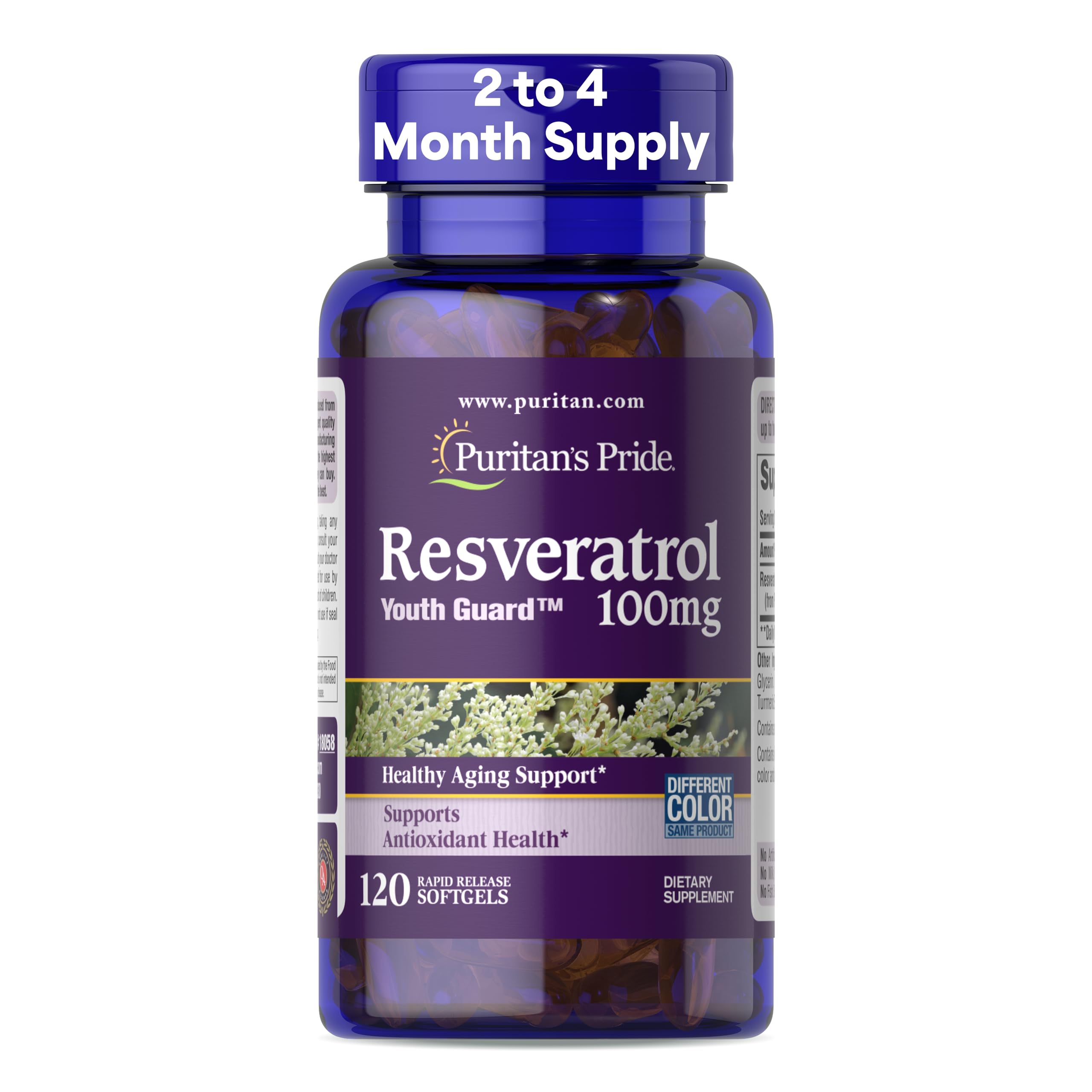 Resveratrol 100 mg / 120 Softgels
