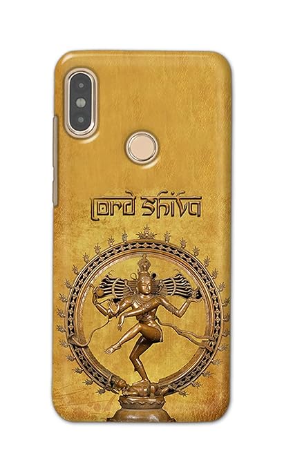 PRINTFIDAA Lord Shiva As Nataraj Printed Designer Hard Back Case for Redmi Note 5 Pro Back Cover -(AC) RPM1004