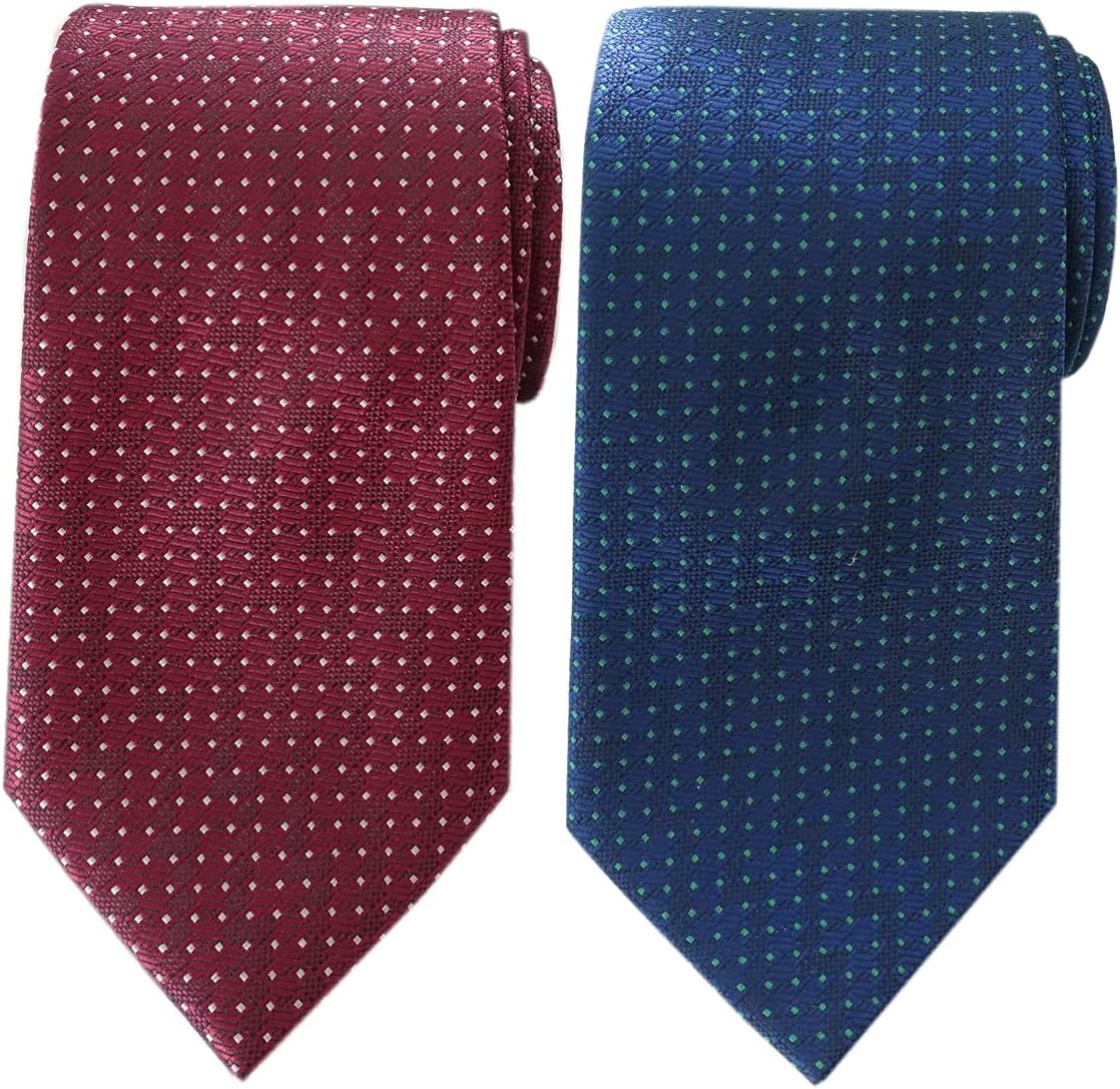 Extra Long Men's Tie Woven Jacquard Necktie