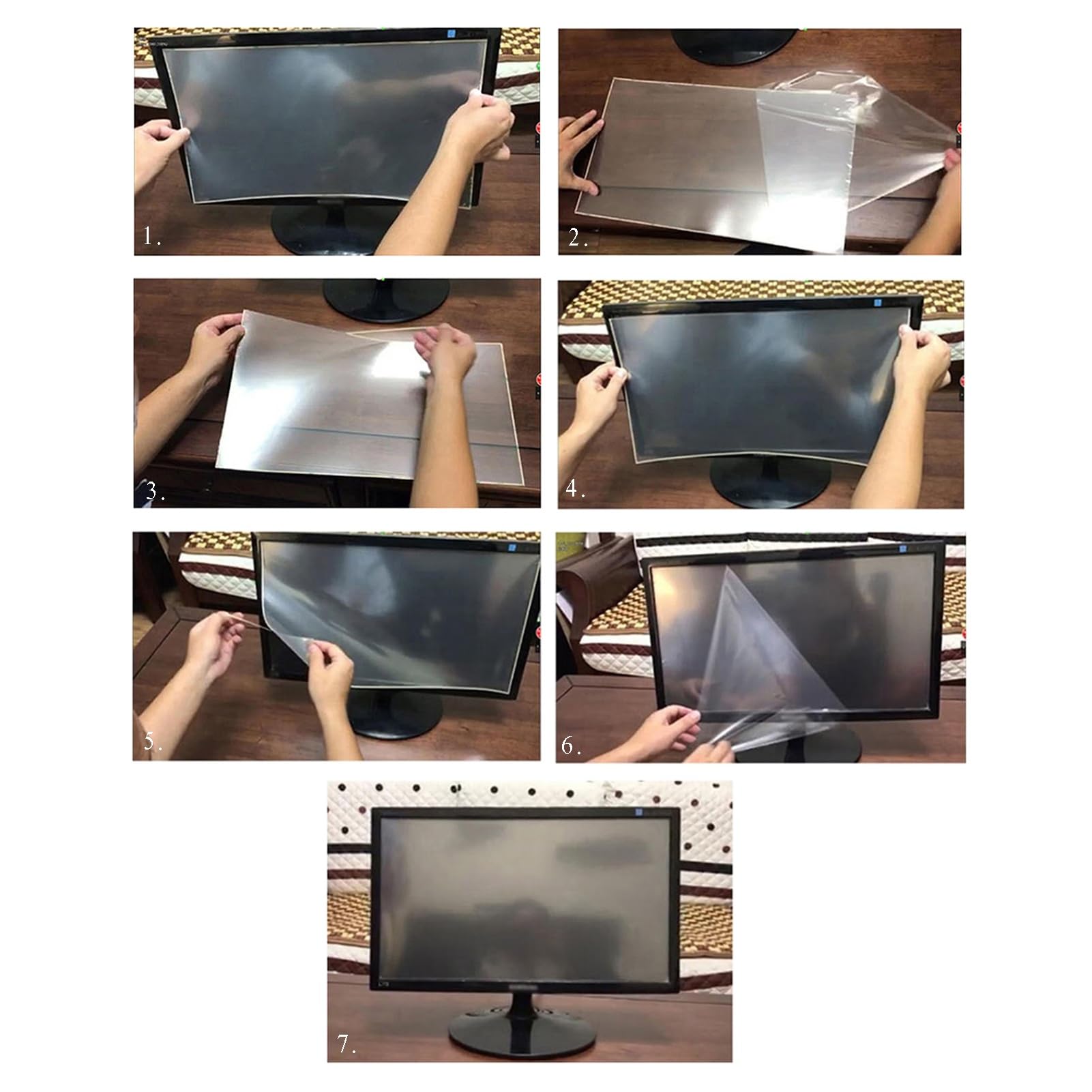 Mate Protector De Pantalla De TV, Anti Reflejante LCD Pantalla Protectora