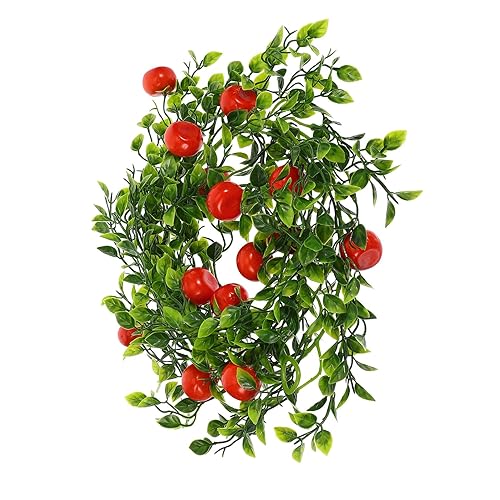 VICASKY Artificial Orange Vine Garland 1.9m Foam Fruit Faux Rattan
