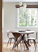 Vista 2 de NuWallpaper Papel tapiz para despegar y pegar Cream Alix