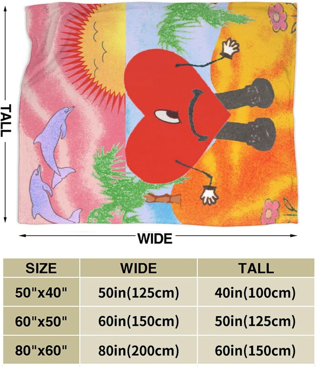 Bad Cute Bunny Blanket Ultra-Soft Micro Fleece Lightweight Blanket Sofa Comfort Warm Flannel Blanket for Bed Living Room 80"x60" : Home & Kitchen