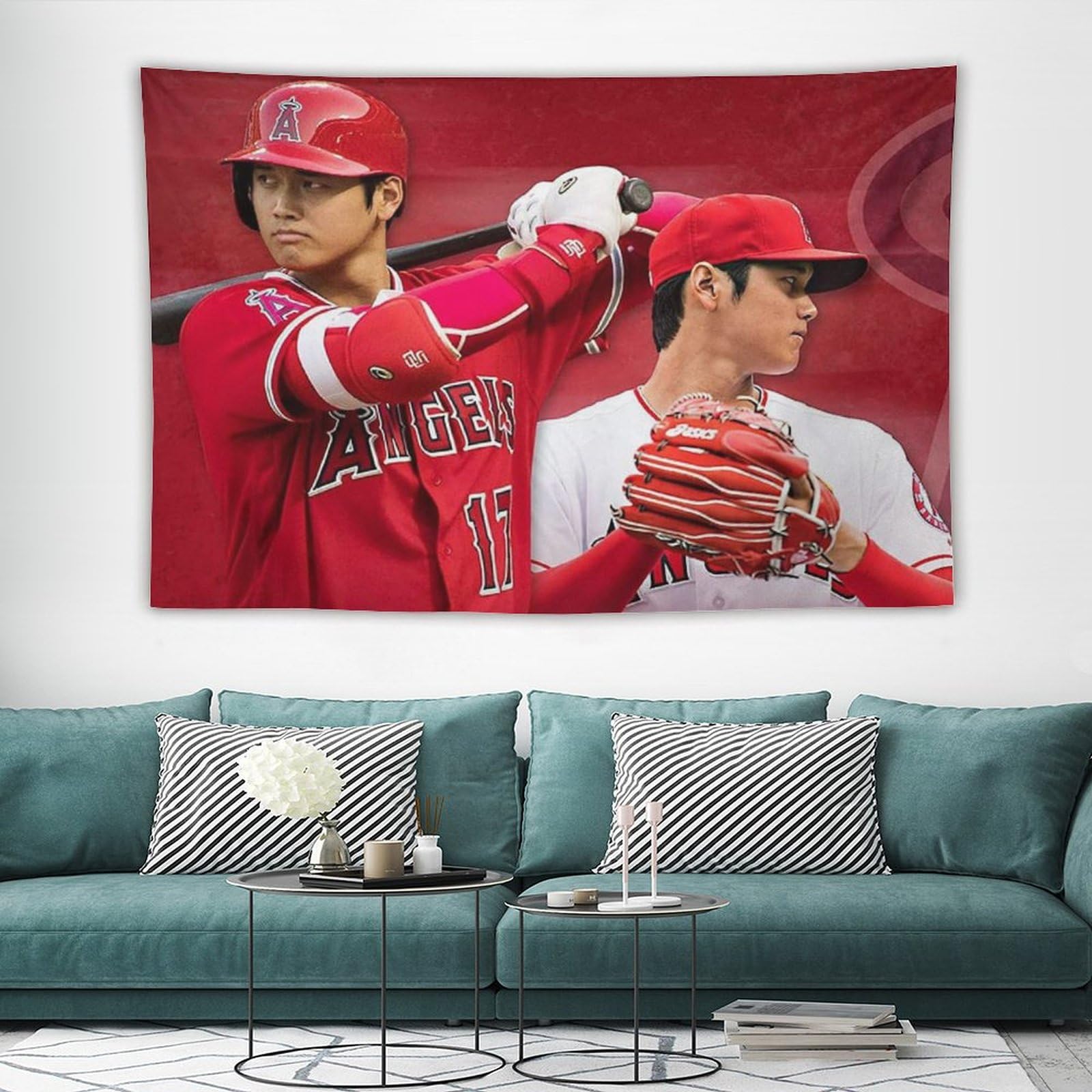 大谷翔平　タペストリーポスターセット Amazon.co.jp: 待ち受け かっこいい 大谷 翔平 アートポスター