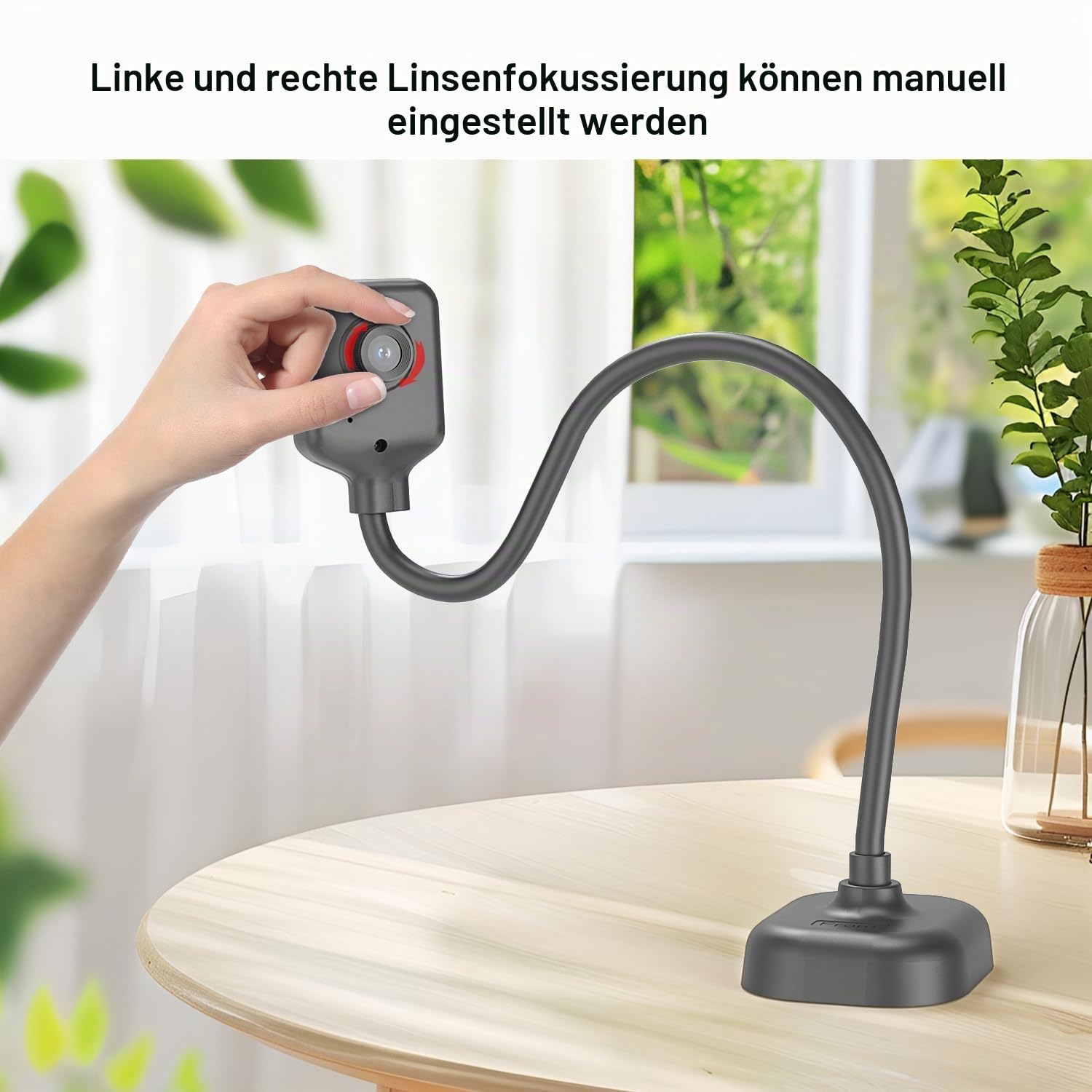 Dokumentenkamera für Lehrer und Klassenzimmer, USB-Webcam/Doc-Kamera, integriertes Mikrofon, Mac OS, Windows, Chromebook, kompatibel für Live-Demo, Webkonferenzen, Fernunterricht,